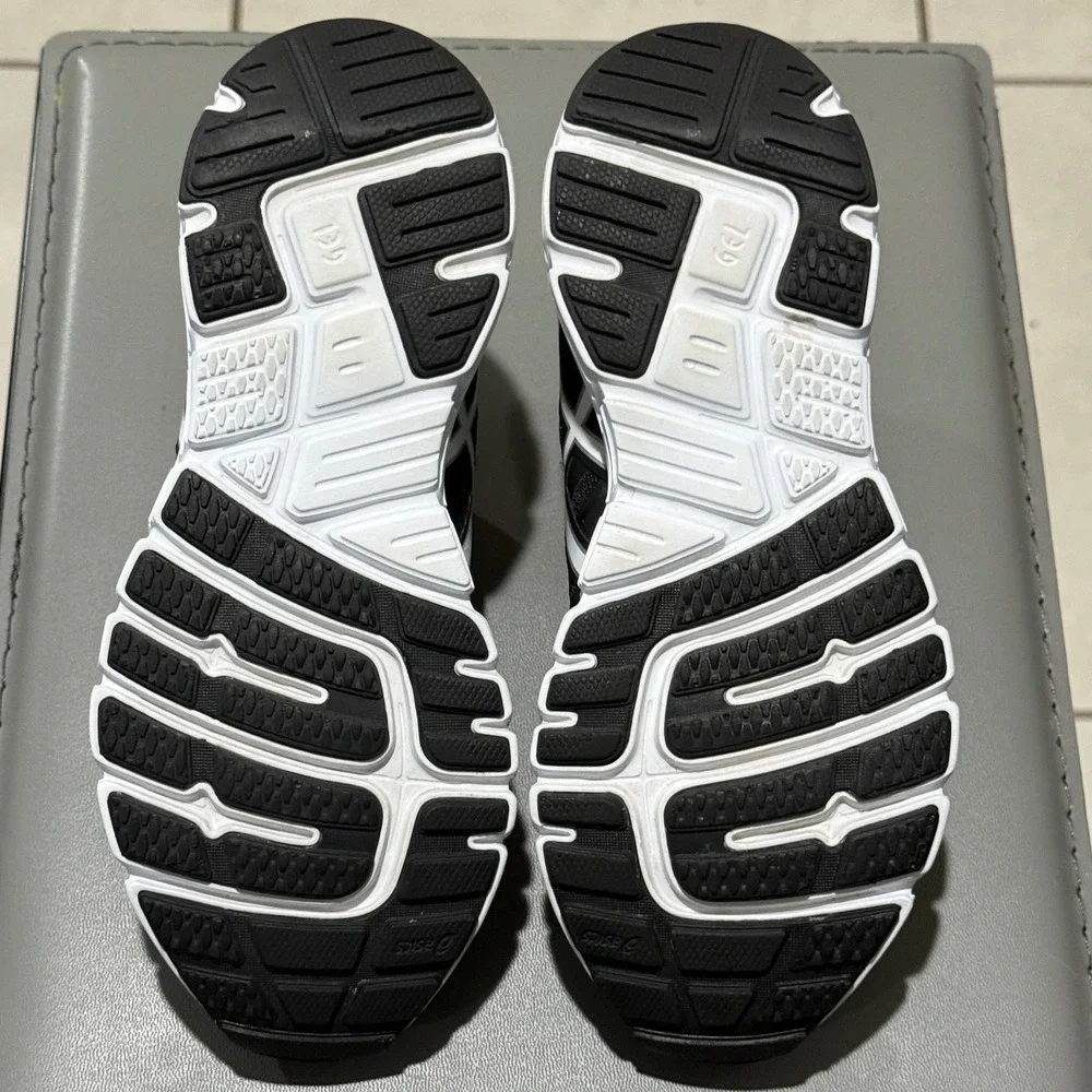 Asics Gel-Zaraca 4 Women's Running Shoes Black White T5K8N Size 6